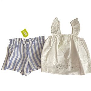 Crazy 8 3T shorts 2T top cute summer set